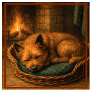  Callum the Cairn Terrier - Hearthside Rest - Cheese Board Design
