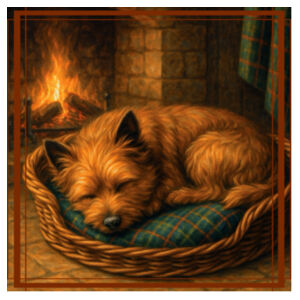  Callum the Cairn Terrier - Hearthside Rest - Can Cooler Wrap Design
