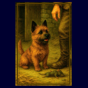 Callum the Cairn Terrier - Barnyard Trophy  - Apron Design