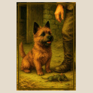 Callum the Cairn Terrier - Barnyard Trophy  - Cushion cover Design