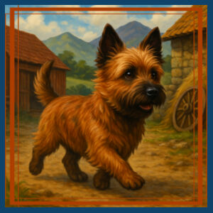  Callum the Cairn Terrier - Highland Path  - Cushion cover Design