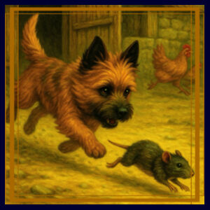 Callum the Cairn Terrier - Barnyard Pursuit  - Apron Design