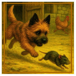 Callum the Cairn Terrier - Barnyard Pursuit  - Mug Design