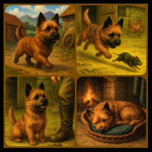 Callum the Cairn Terrier - A Day in the Life  - Inner Coloured Mug Design