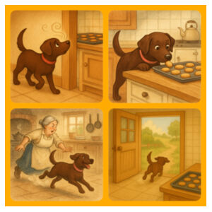 Lyla the Labrador - Great Cookie Caper - Mug Design