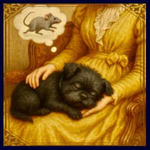 Arlo the Affenpinscher - Soft Slumber, Busy Mind - Apron Design