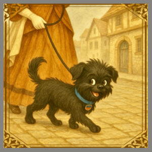 Arlo the Affenpinscher - A Stroll Through Town  - Travel Mug Design