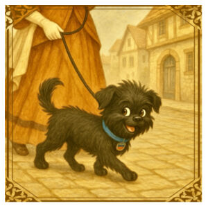 Arlo the Affenpinscher - A Stroll Through Town  - Can Cooler Wrap Design