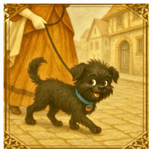 Arlo the Affenpinscher - A Stroll Through Town  - Mug Design
