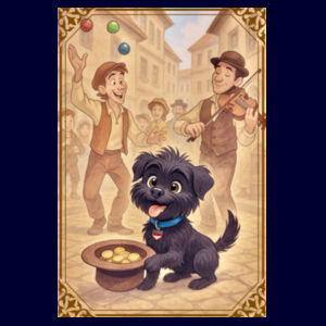 Arlo the Affenpinscher - Street Performer’s Helper - Apron Design