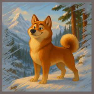 Snowland Sentinel  - Cushion cover Design