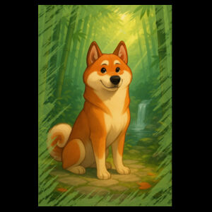 Bamboo Haven – Akio the Akita - Inner Coloured Mug Design