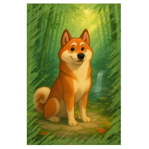 Bamboo Haven – Akio the Akita - Mug Design