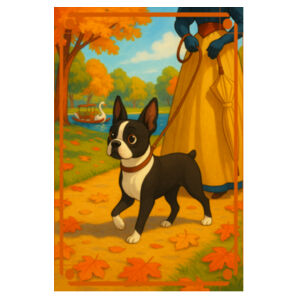 Autumn Promenade - Can Cooler Wrap Design