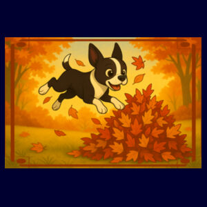 Leaf Pile Leap - Apron Design