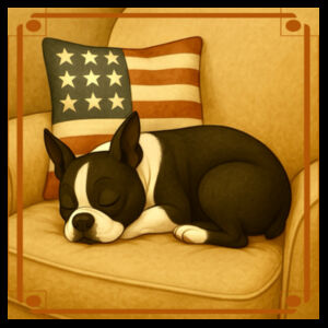 Stars & Slumber  - Black Tea Towel Design