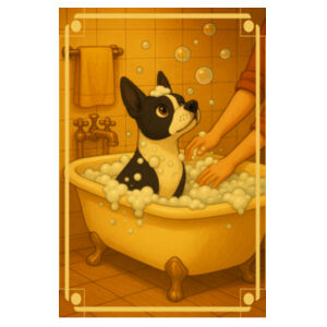 Wash Day Wonder - White Tea Towel Design