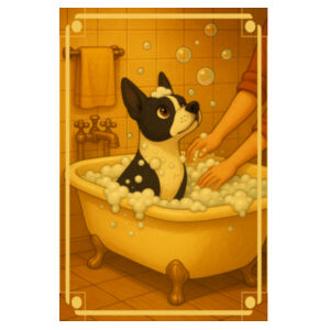 Wash Day Wonder  - Coaster - Square Hardboard Design