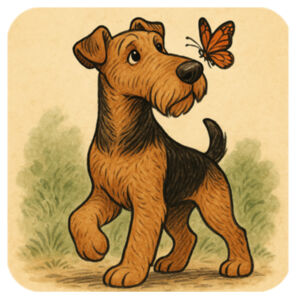 Curious Charm - Coaster - Square Hardboard Design