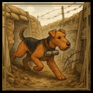 Messenger of Courage - Cushion cover Design