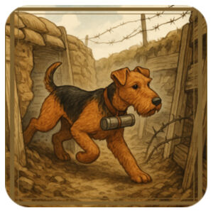 Messenger of Courage - Coaster - Square Hardboard Design