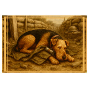 Trenchside Rest - Coaster - Square Hardboard Design