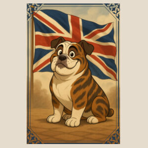 Union Jack Sentinel  - Natural Tea Towel Design
