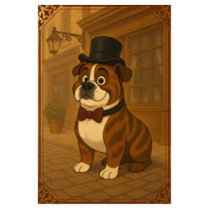 Victorian Gentleman - Frosted Glass Beer Mug Design