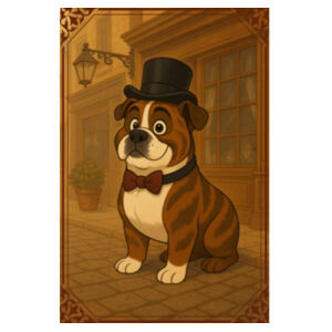 Victorian Gentleman - Coaster - Square Hardboard Design