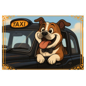London Taxi Tour  - Can Cooler Wrap Design