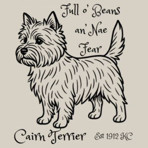 Full o’ Beans an’ Nae Fear – Cairn Terrier - Thread Project Unisex Epic Tee Design