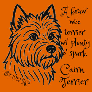 A Braw Wee Terrier – Cairn Terrier - Thread Project Youth Epic Tee Design