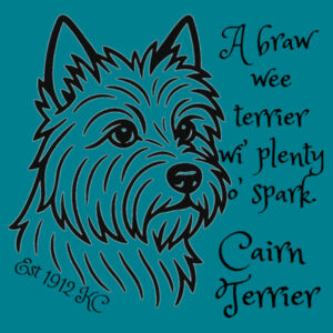 A Braw Wee Terrier – Cairn Terrier - Thread Project Womens Diva Tee Design