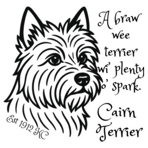 A Braw Wee Terrier – Cairn Terrier - Travel Mug Design