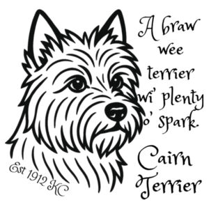 A Braw Wee Terrier – Cairn Terrier - Mouse Pad Design
