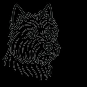 A Braw Wee Terrier – Cairn Terrier - Inner Coloured Mug Design