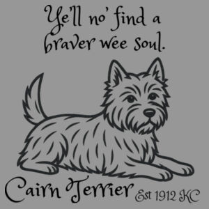 Braver Wee Soul – Cairn Terrier - Thread Project Youth Epic Tee Design
