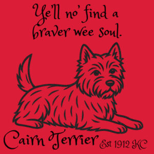 Braver Wee Soul – Cairn Terrier - Thread Project Womens Diva Tee Design