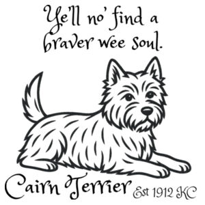 Braver Wee Soul – Cairn Terrier - Pillowcase  Design