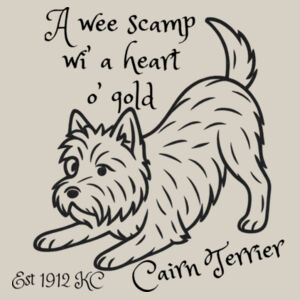 A Heart o’ Gold – Cairn Terrier - Thread Project Unisex Epic Tee Design