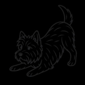 A Heart o’ Gold – Cairn Terrier - Inner Coloured Mug Design