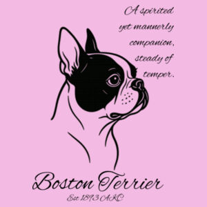 A Spirited Companion – Boston Terrier - Thread Project Youth Epic Tee Design