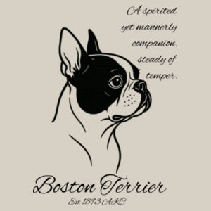 A Spirited Companion – Boston Terrier - Thread Project Unisex Epic Tee Design