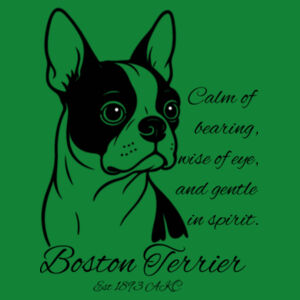 Calm of Bearing – Boston Terrier - Thread Project Youth Epic Tee Design