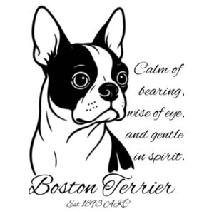 Calm of Bearing – Boston Terrier - Puzzle  Design