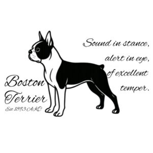 Sound in Stance – Boston Terrier - Cushion cover Design