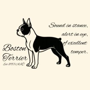 Sound in Stance – Boston Terrier - AS Colour Shoulder Tote Design
