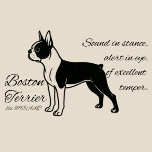 Sound in Stance – Boston Terrier - Super Tote Bag - Thread Project Design
