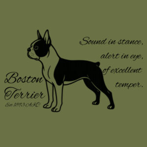 Sound in Stance – Boston Terrier - Thread Project Womens Diva Tee Design