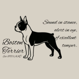 Sound in Stance – Boston Terrier - Thread Project Unisex Epic Tee Design